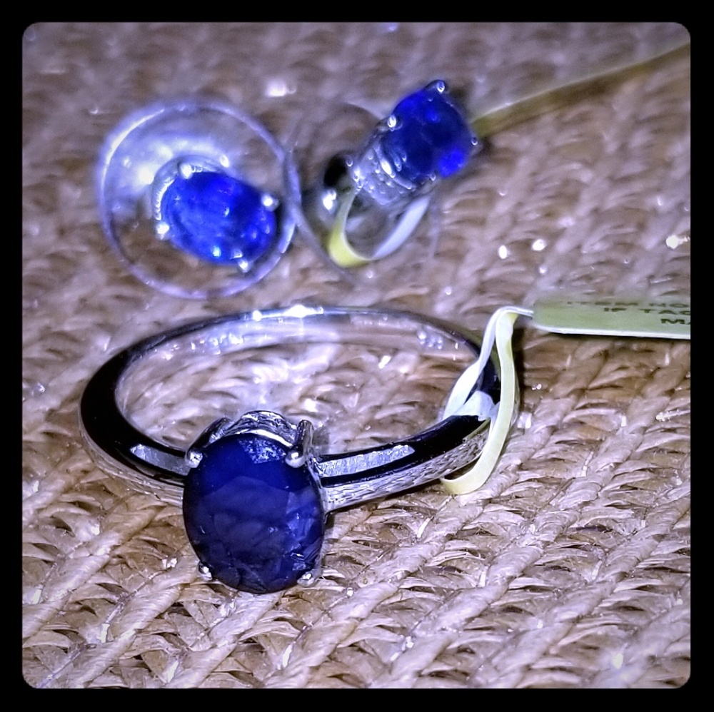*FINAL* NWT GENUINE Natural Sapphire SET